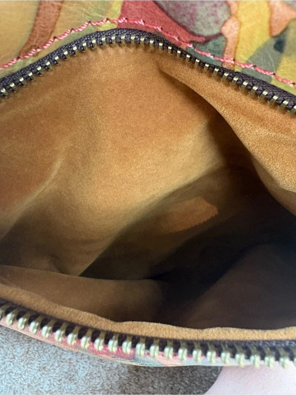 Patricia Nash LUZILLE Convertible Painted Leather Backpack Bag Tropical Dreams